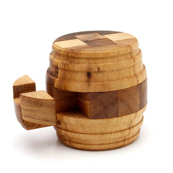 Hovedbilde Barrel puzzle IQ-nøtt