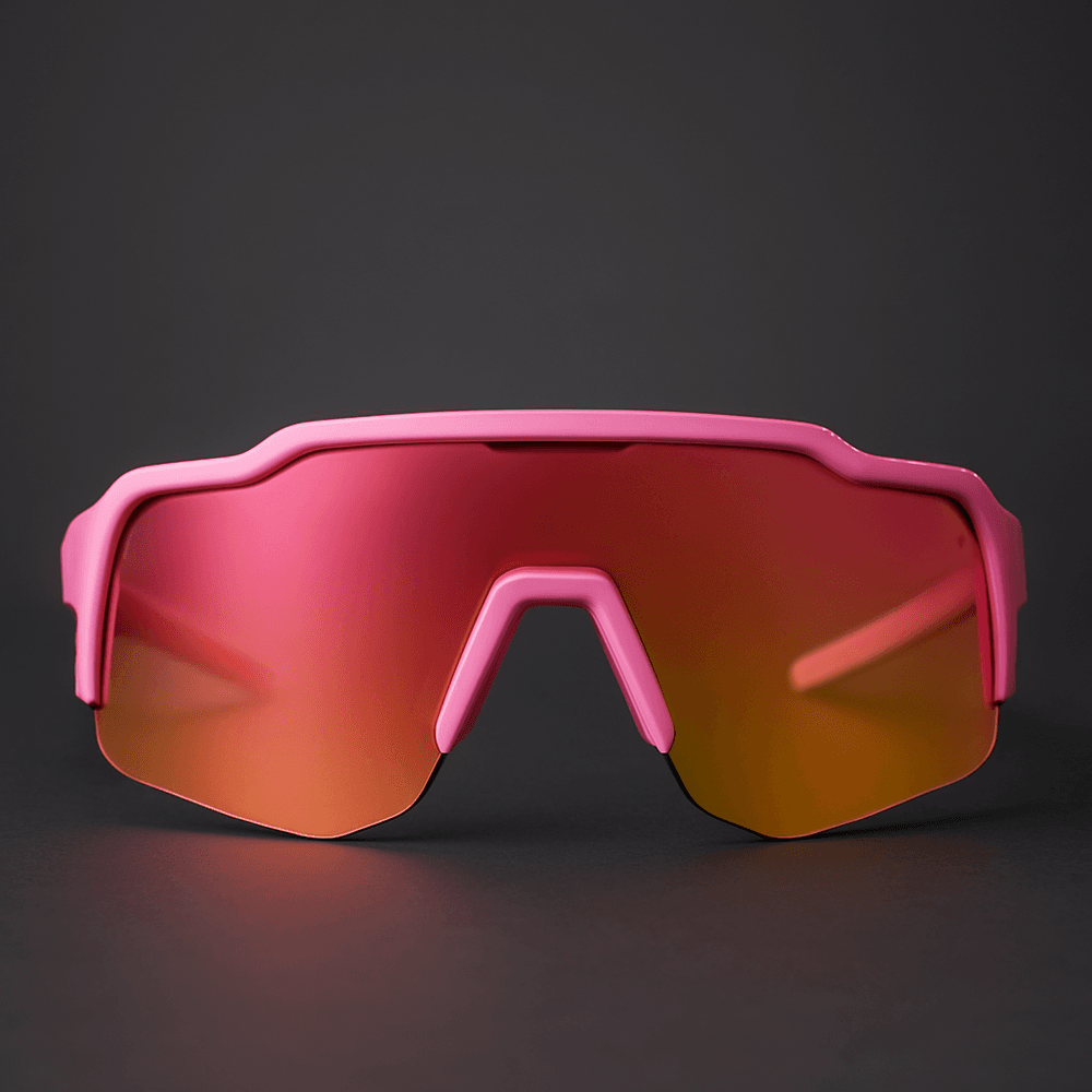 Multisport solbrille i rosa - Med etui og oppbevaringspose Sterke Tim