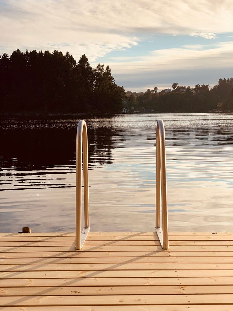 Stige / Badetrapp for Brygge 4 trinn