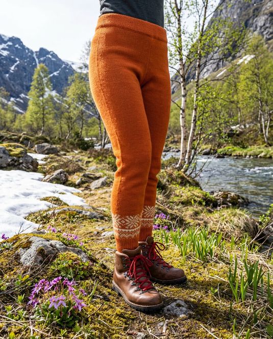Hovedbilde Bretind ullbukse til dame og herre – Kobberbrun