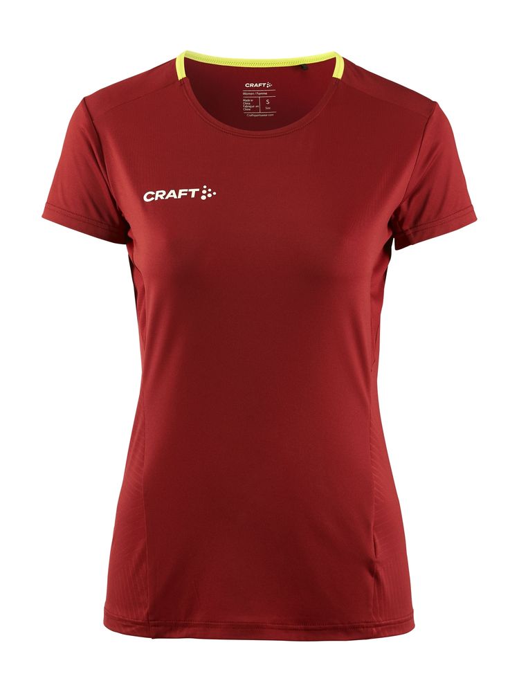 Craft Extend trenings t-skjorte dame Rhubarb