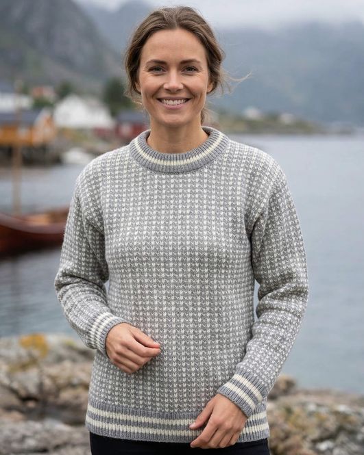 Hovedbilde Bretind Islender til dame og herre –skifergrå/sort