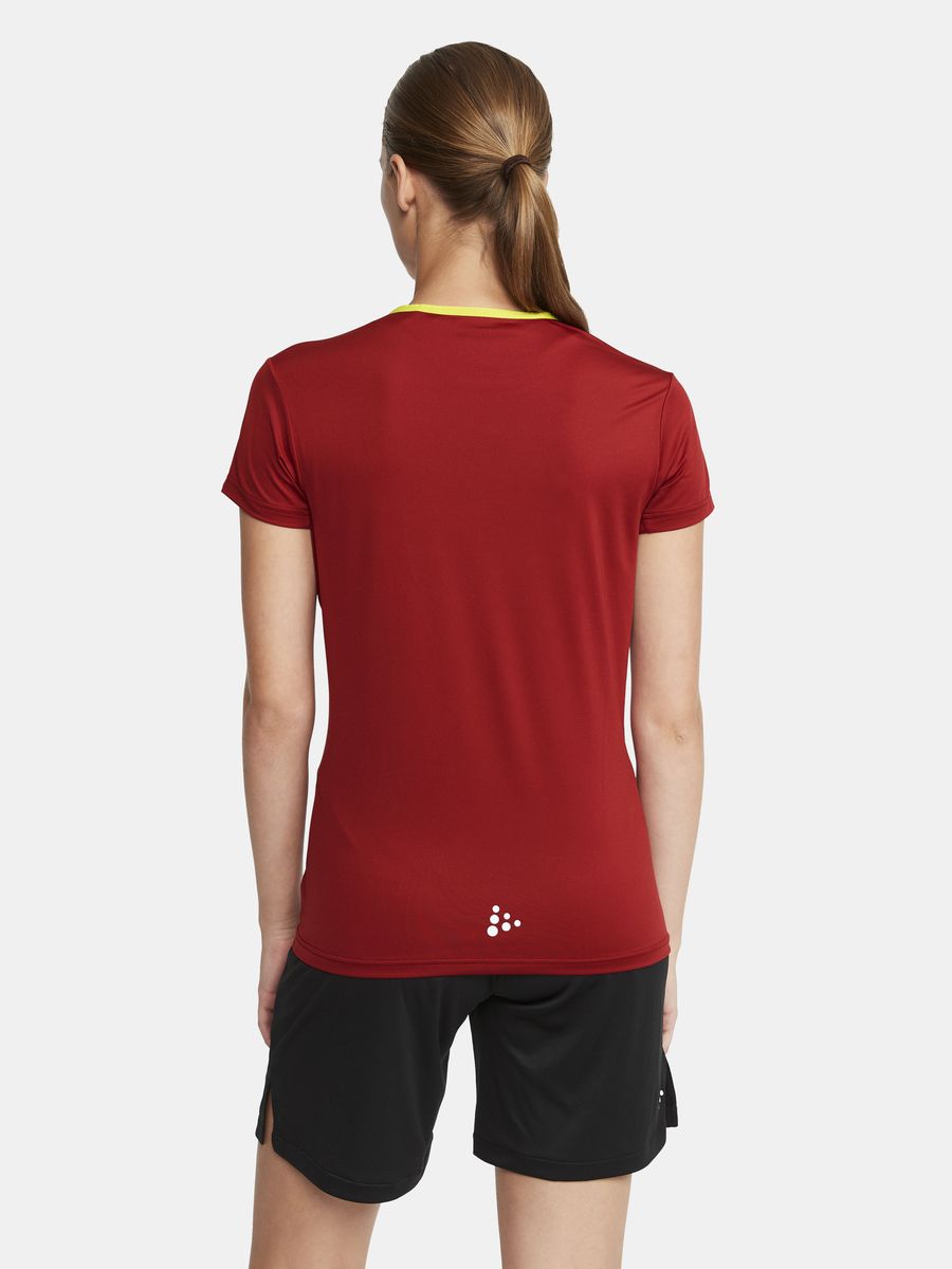Craft Extend trenings t-skjorte dame Rhubarb