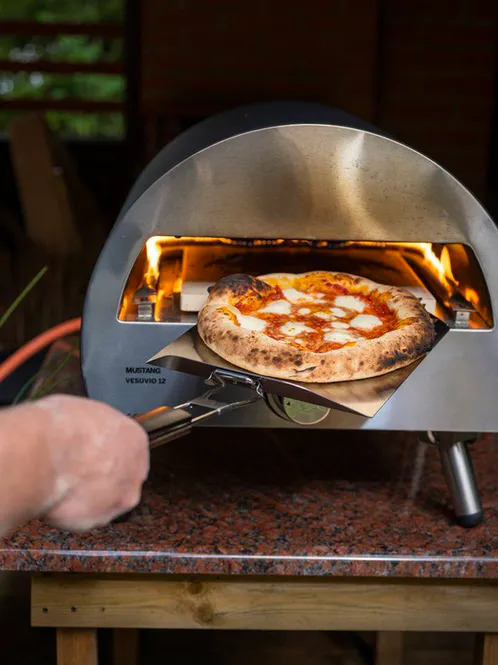 Hovedbilde Pizzaspade sammenleggbar i stål / tre