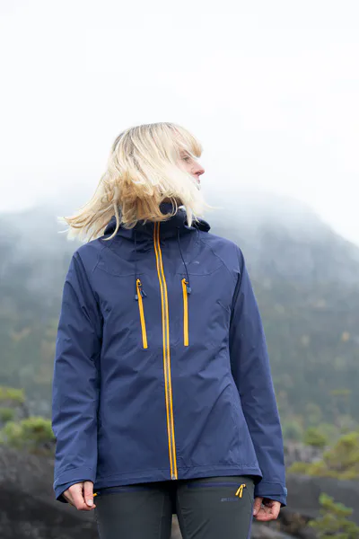 Hovedbilde Knappen Teknisk 3 lags jakke til dame Blå