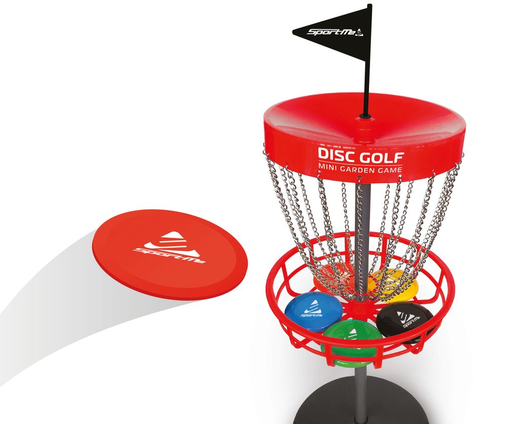 Mini Discgolfsett med korg