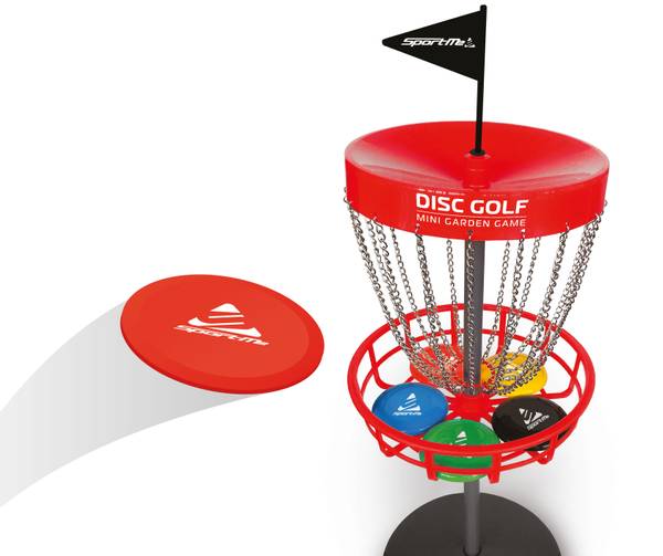 Hovedbilde Mini Discgolfsett med korg