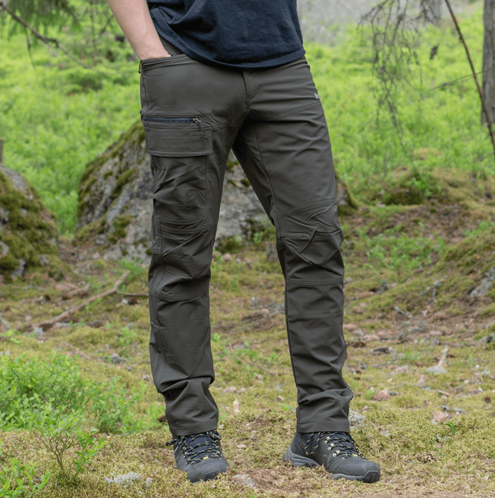 Lindbergtinden Softshell Turbukse Herre Army Green