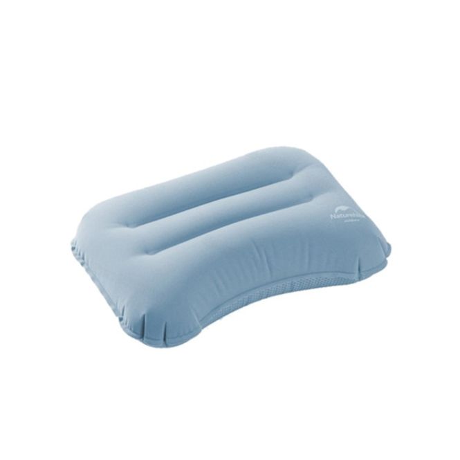 Hovedbilde Naturehike TPU Oppblåsbar Pute i Blå Med Suede
