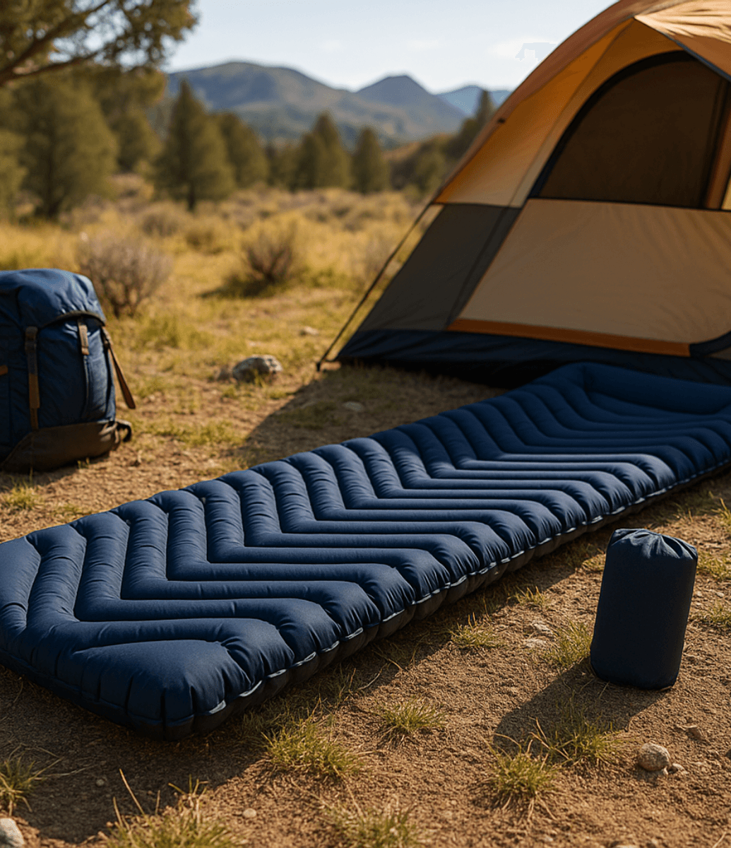 Oppblåsbart liggeunderlag