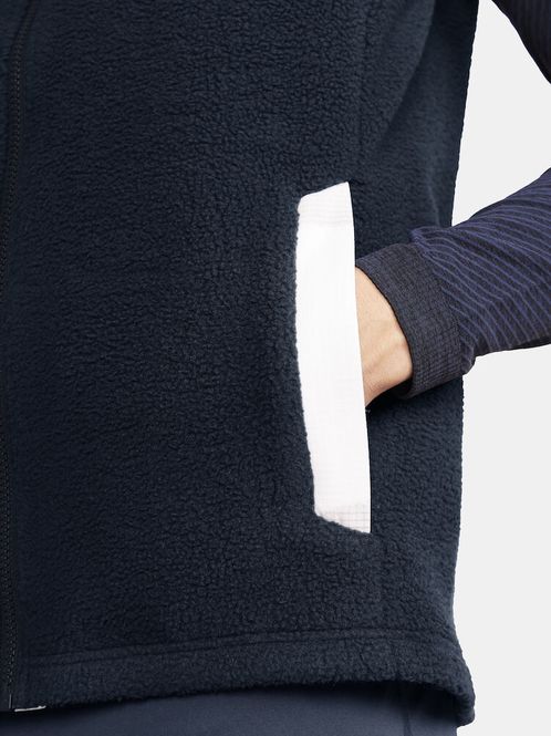 Hovedbilde CRAFT NOR ADV Explore Pile Fleece Vest Herre Blaze/White