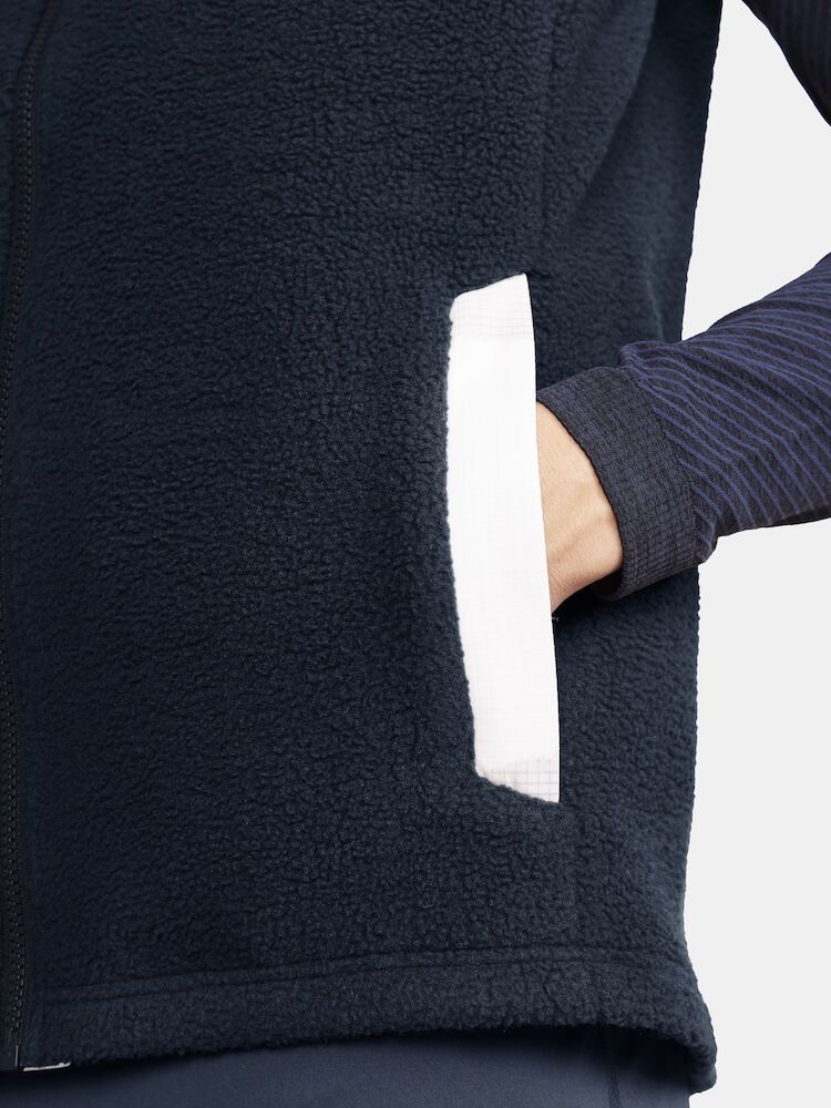CRAFT NOR ADV Explore Pile Fleece Vest Herre Blaze/White