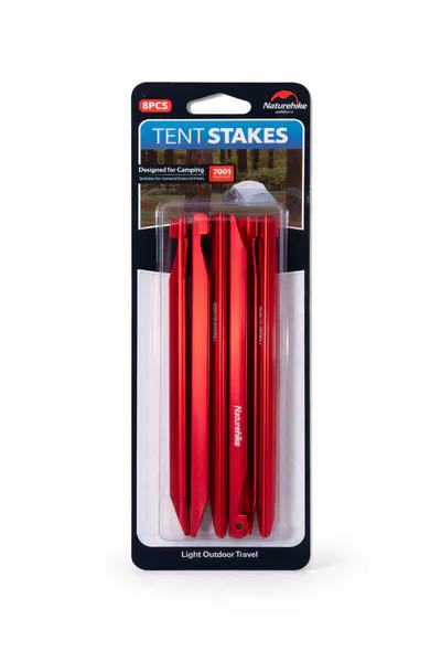 Hovedbilde V-shape Teltplugger 8stk Aluminium