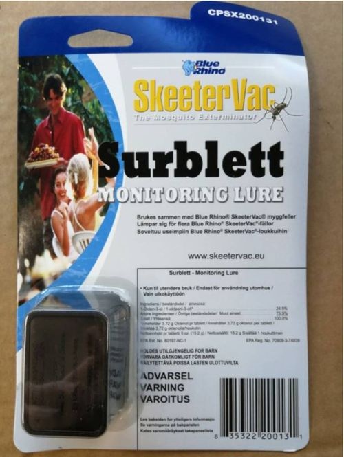 Hovedbilde Skeetervac myggfelletablett surblett original oktanol