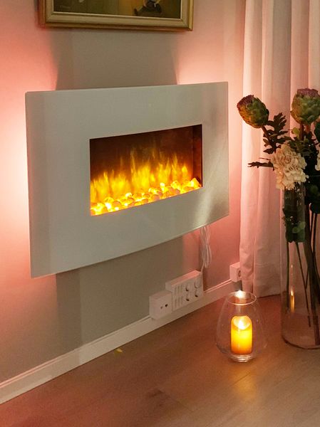 Hovedbilde Narvik Elektrisk peis til vegg - 2000 watt