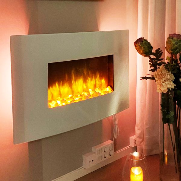 Hovedbilde Narvik Elektrisk peis til vegg - 2000 watt