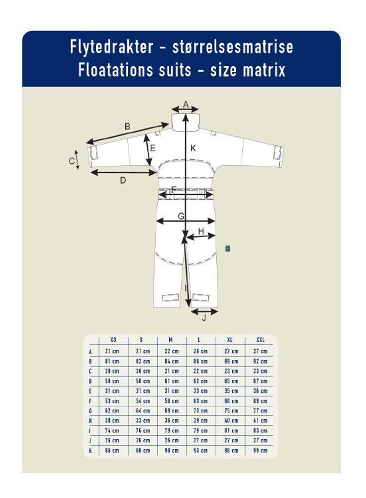 Flytedrakt Regatta Sportline 954