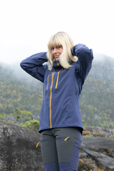 Hovedbilde Knappen Teknisk 3 lags jakke til dame Blå