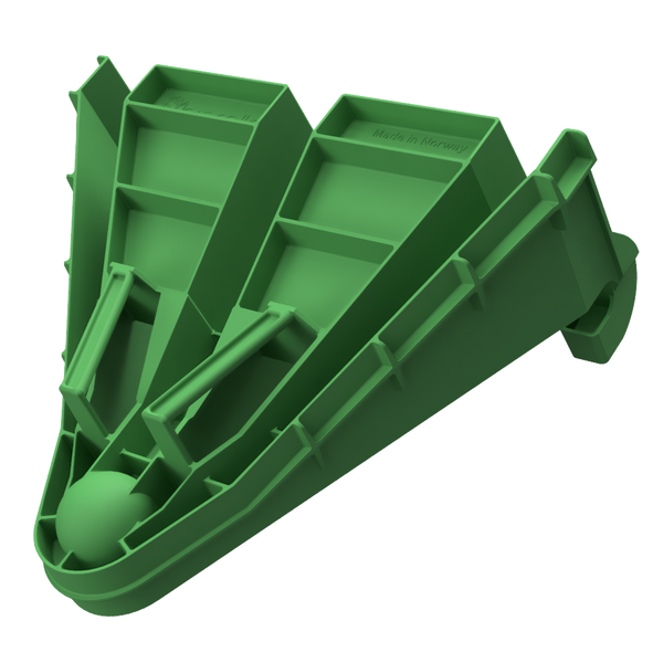 Hovedbilde Binroller / Holder for 2 søppelspann til hengerfeste på bil