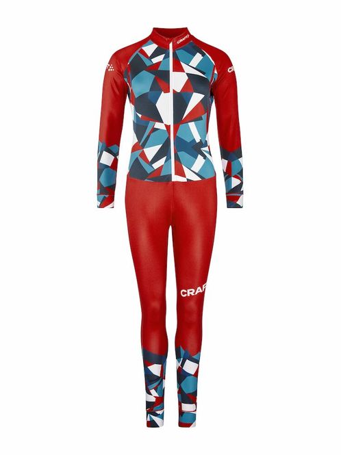 Hovedbilde CRAFT NOR ADV Nordic Ski Club Suit Dame Blaze/Bright Red